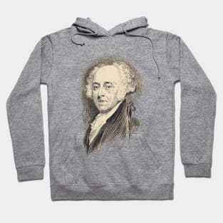 Portrait of John Adams Hoodie